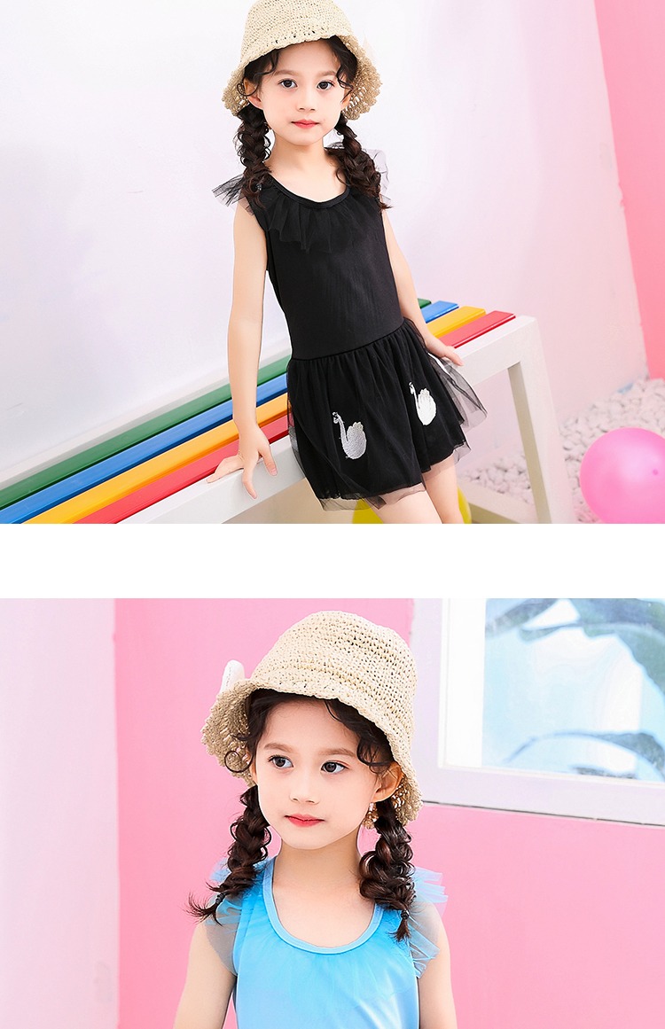 6-10 tuổi mới trẻ em dính liền với đồ bơi bé gái công chúa suối nước nóng nhà máy bán buôn trực tiếp - Bộ đồ bơi của Kid do boi cho be gai