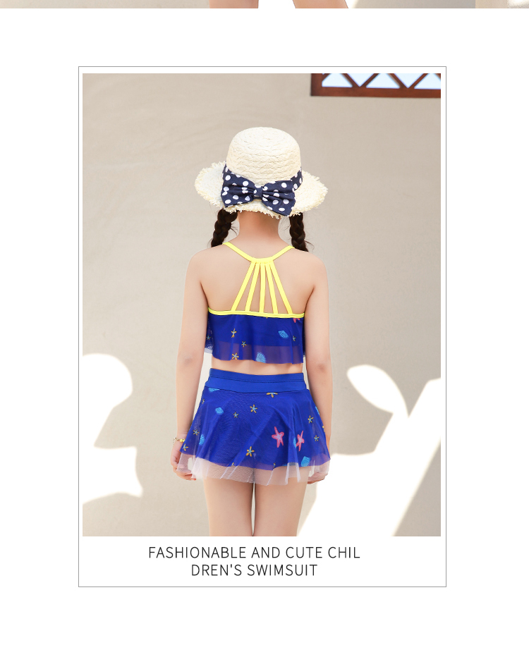Đồ bơi bé gái 3-4-5-6 tuổi Đồ bơi bé gái dễ thương ngọt ngào chia đôi áo tắm cho trẻ em mùa xuân nóng bỏng - Bộ đồ bơi của Kid đồ bơi trẻ em nữ 10 tuổi