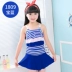 Đồ bơi trẻ em mới cho bé gái chia học sinh Đồ bơi cho bé gái lớn 8-9-10-11-12 tuổi Đồ bơi Hàn Quốc bộ bơi dài tay bé gái Bộ đồ bơi của Kid
