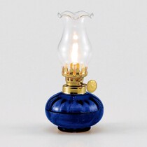  Light 6] Original loading imported Poland handmade vintage brass glass oil lamp