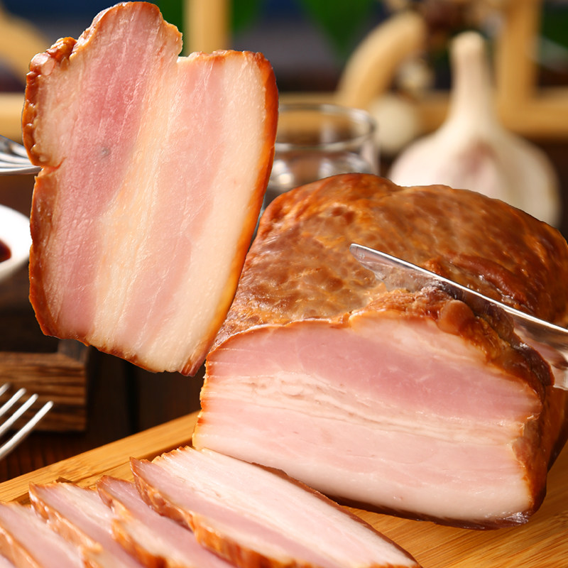 Russian style food pork belly cured meat Salad Salad Salad meat ready-to-eat authentic Russian food appetizers