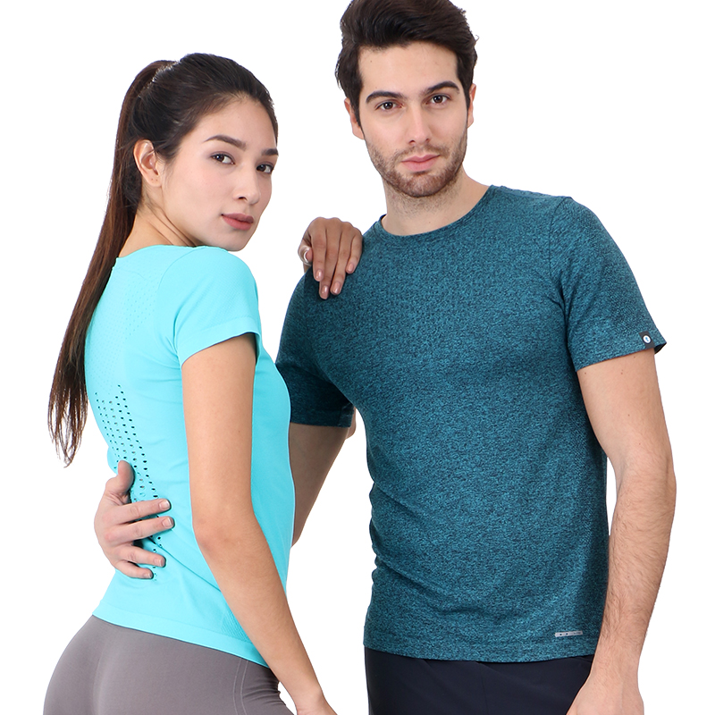 UTO Sky Dry T-shirt Men and Women Short Sleeve Tops Fitness Breakthrough Surface Package Bag to Take Anonymous Message Year