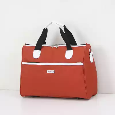 Set of trolley case travel bag portable travel bag large capacity waterproof foldable luggage bag men's travel bag Fitness Bag