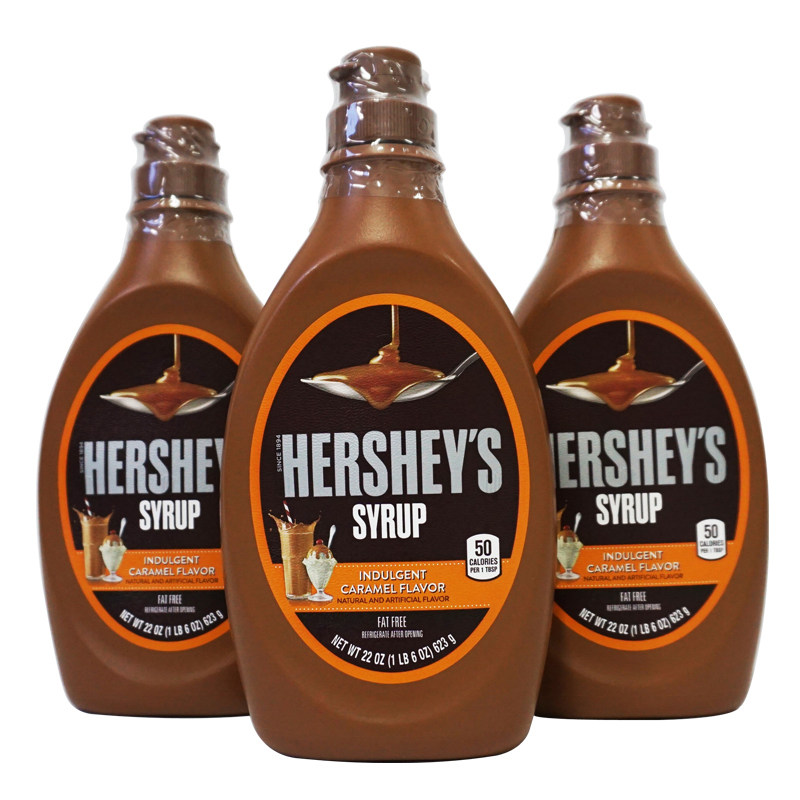 American Original HERSHEYS Good Time Caramel Syrup Caramel Sauce 623g