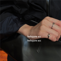 hellojune 925 silver daily with handmade irregular silver ring fine ring tail ring