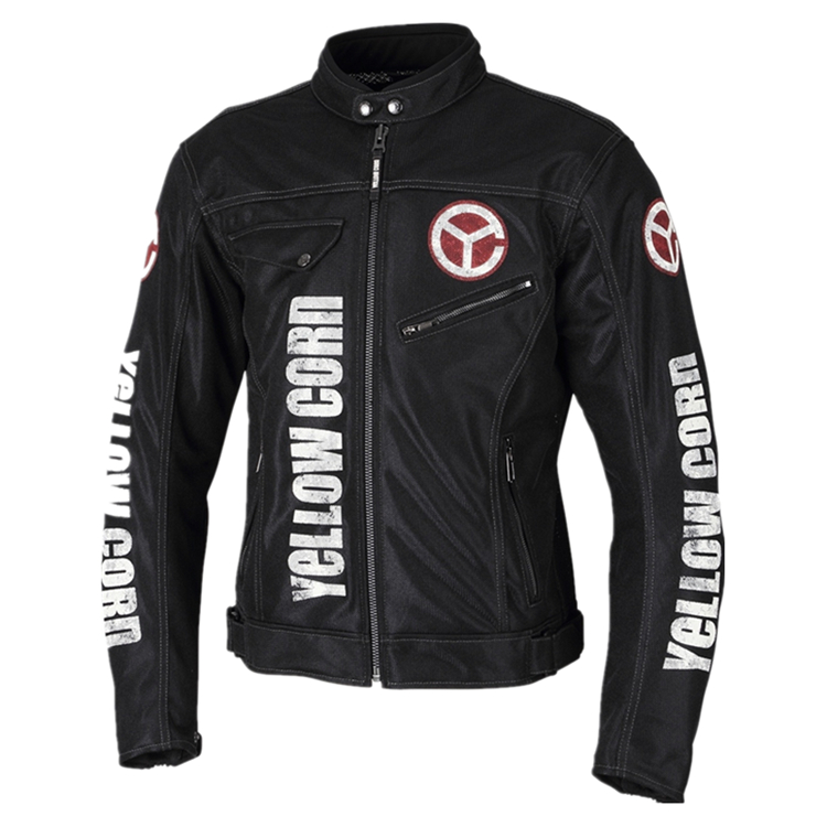 Japan YELLOWCORN Harekscrew locomotive spring summer style mesh breathable anti-fall men's jacket riding suit