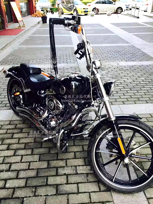 Spot Harley Indian Victory Gold Wing locomotive personality skeleton black leather tassel handgrip