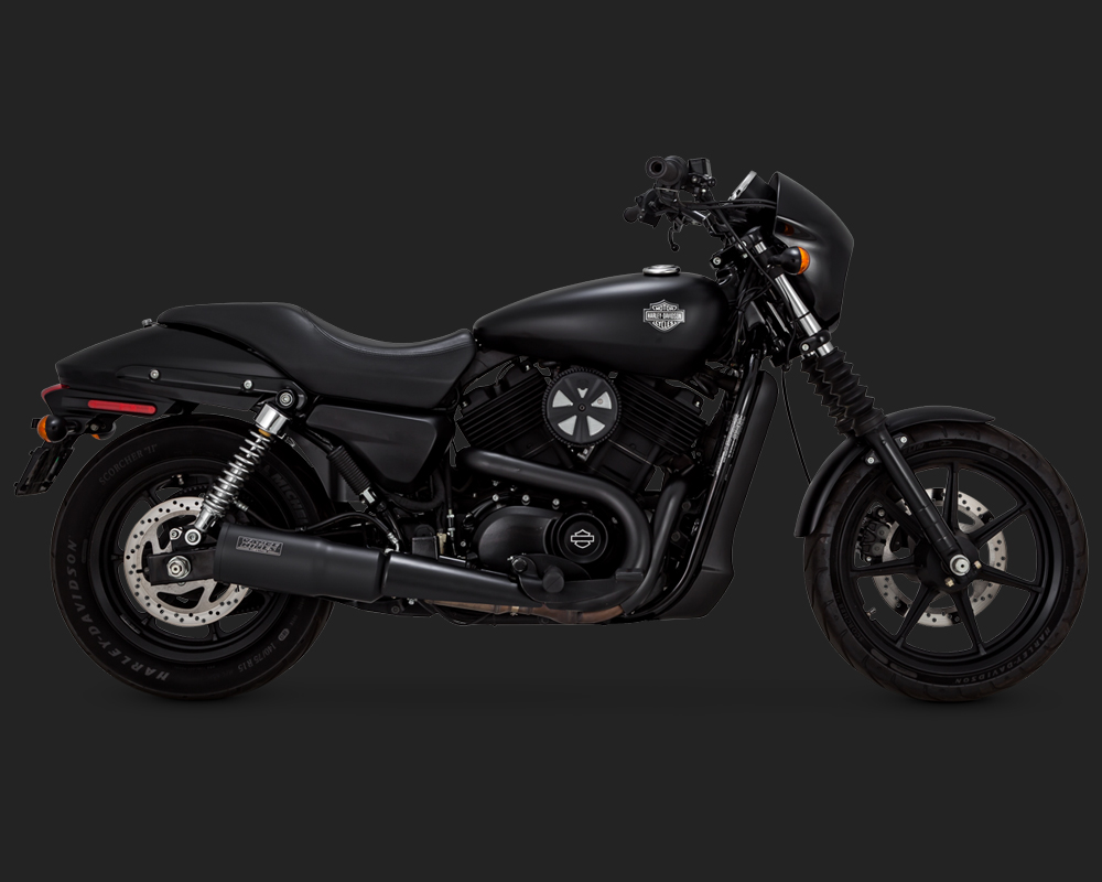 Vận chuyển tại chỗ Hoa Kỳ nhập khẩu Harley street 750 que sửa đổi ống xả VH phần đuôi đen - Ống xả xe máy pô xe super dream