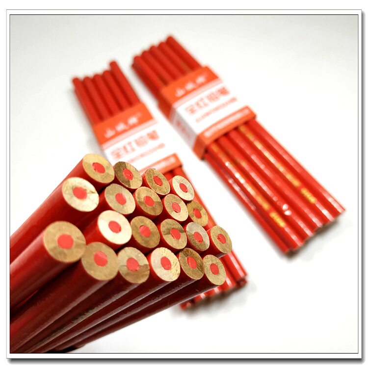 Red Pencil Blue Pencil Building Construction Decoration Furnishing Construction Site Red Blue Pencil Full Red Pencil Scribe Mark