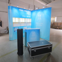 Combined booth production aluminum alloy quick display rack booth decoration accessories custom booth DIY portable disassembly and assembly