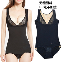 Thick and velvet seamless body size size good elasticity good one-piece body Body underwear thermal underwear plus fat increase