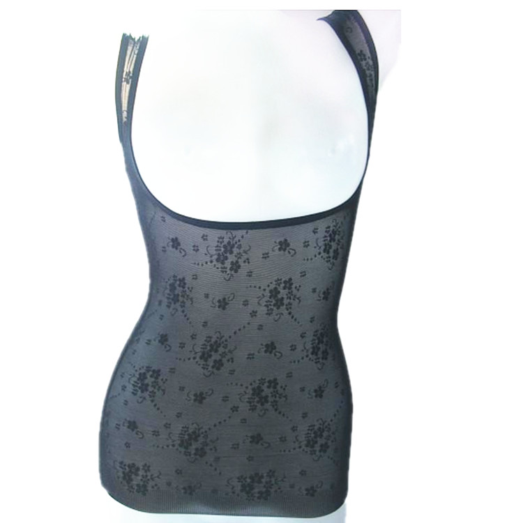 Mùa hè siêu mỏng dây đeo điều chỉnh dây đeo vai cơ thể hình vest rỗng sexy corset bụng giảm béo quần áo