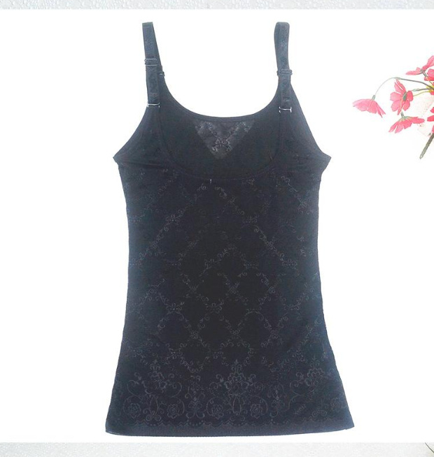 Mùa hè siêu mỏng liền mạch hai lớp sling dài cơ thể định hình đồ lót vest giảm béo quần áo sau sinh nữ không có dấu vết thoáng khí tăng cường quần sịp