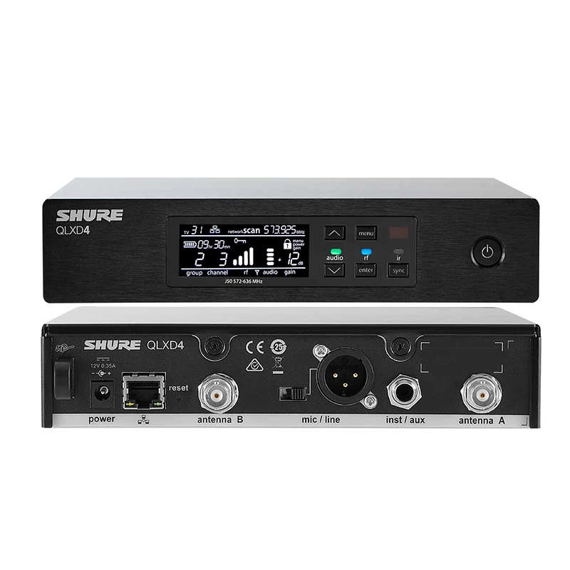 Shure/ QLXD24 профессиональный цифровой беспроводной микрофон SM58/BETA58 один к одному беспроводной микрофон