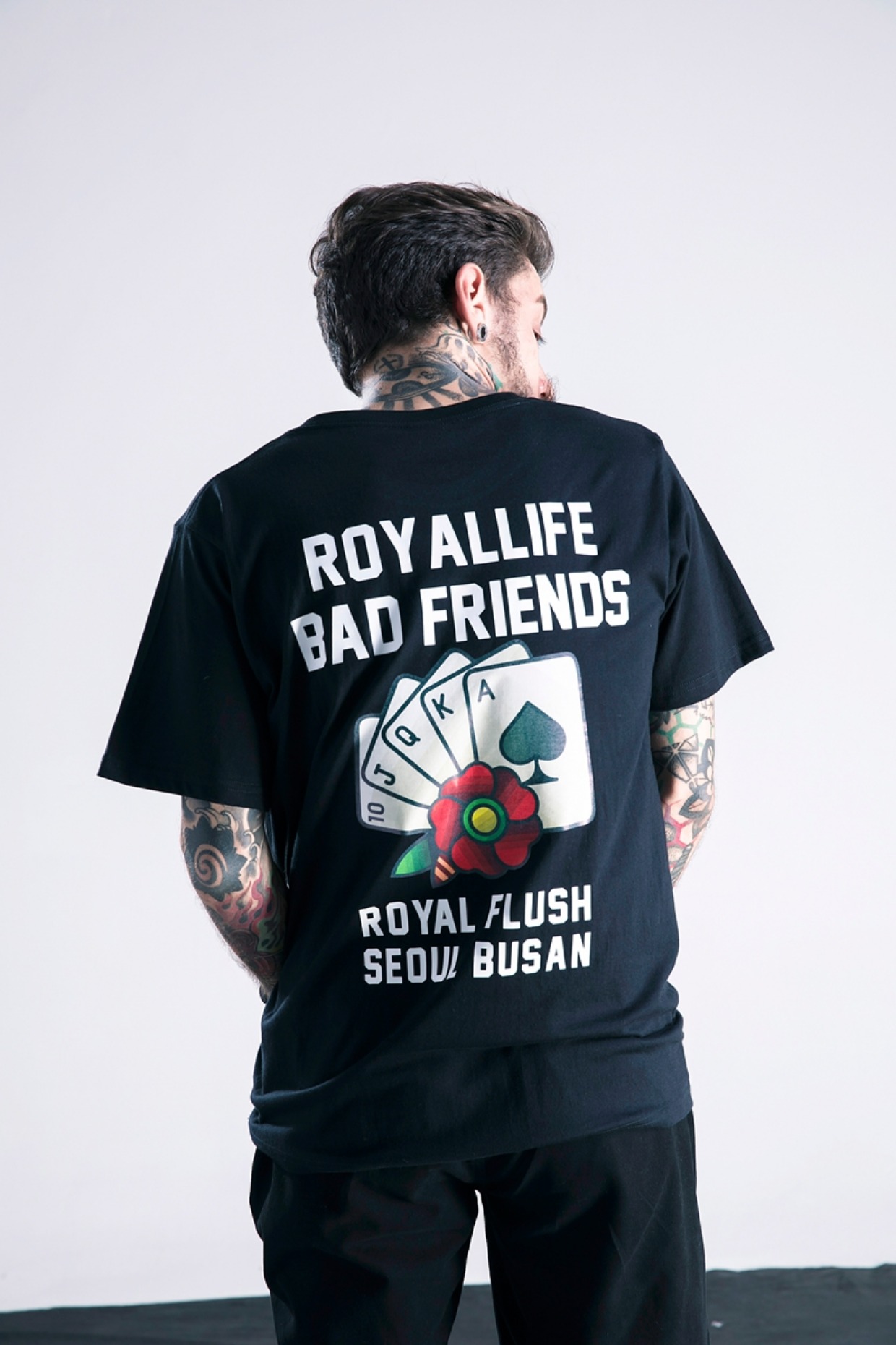Châu Âu và Hoa Kỳ in quá khổ retro áo thun mùa hè cổng gió hip hop lỏng cổ tròn tay ngắn những người yêu thích nam nữ Áo thun nam tay ngắn