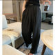 billkong Korean style light khaki thin Japanese style ແອວສູງ Zen wide leg pants texture Zen lazy floor mopping Yamamoto pants