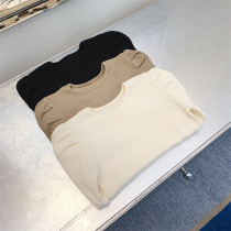 Girls base shirt Spring and Autumn New 2021 Korean fashion childrens clothing long sleeve T-shirt foreign air childrens shirt