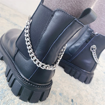 Ran Rans shoes Martin boots 2021 New Korean version of the tide style leather boots fashion thick childrens autumn shoes