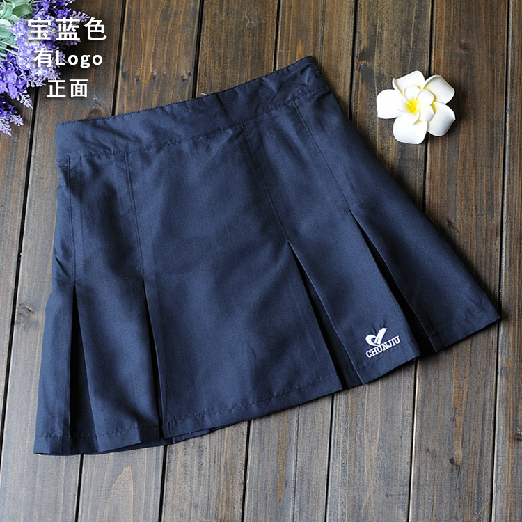 Váy ngắn, trắng tinh khiết, thoáng khí, váy bán thể thao, váy tennis, váy, váy, múa vuông, lót, cổ vũ, trang phục áo khoác lining nữ