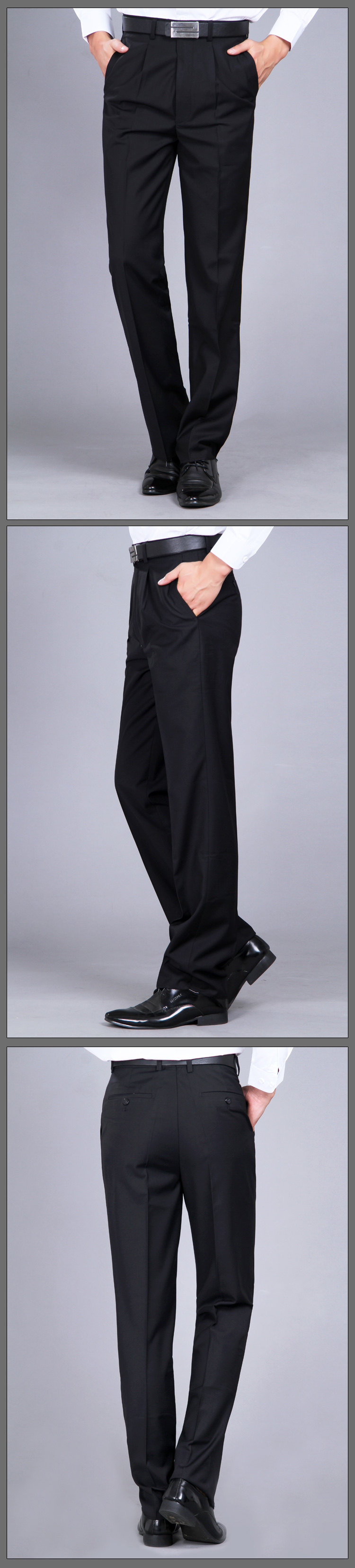 Pantalon droit en polyester pour automne - Ref 1471237 Image 8