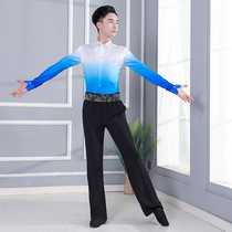 Men and Dance Latin Modern National Standard Dance Costume for Male New Men Adult Dance Clothes