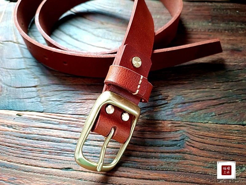 Breakthrough Clear Handmade Yellow Palm Head Belt Narrow 3 3 Men and Women Belt Fashion Belt Leaks