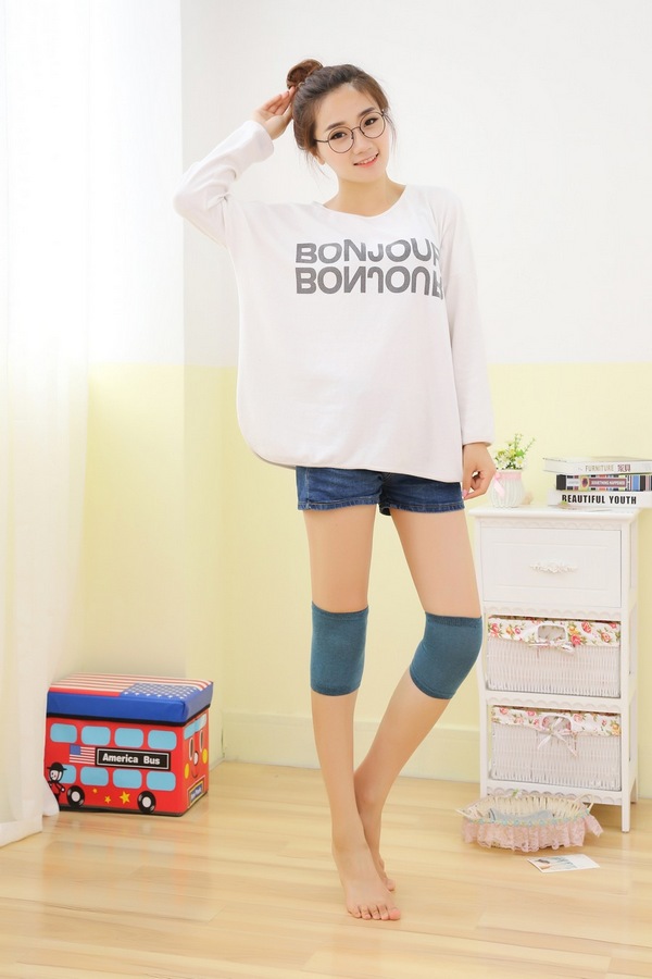 Mùa xuân và mùa hè Nhật Bản cotton mỏng điều hòa không khí ấm áp đầu gối đệm xà cạp chân ấm thể thao bảo vệ vớ unisex nam nữ