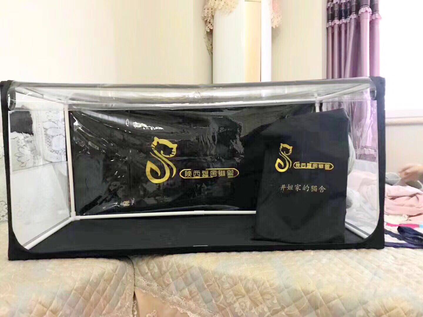 Pragmatism Full transparent display cage delivery room Portable ultra-light cat and dog cage does not return or change