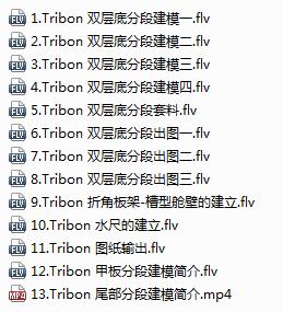 (Automatic delivery) 7 Tribon example segmented explanation Video tutorial