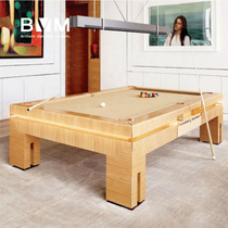 * Create a billiards * American billiards table flower style nine-ball table black eight-table billiard table 