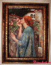 Dimensions 35210 People Smells the Woman Cross Embroidery drawing the source file XSD