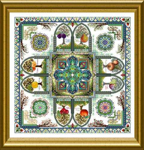 Cross embroidered PDF original sweep Tpin castle CD Grand castle series 072-Taobao