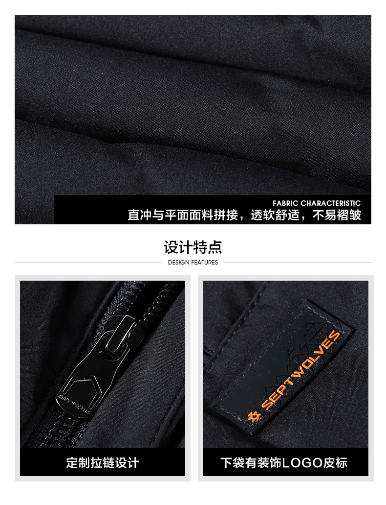 Blouson homme SEPTWOLVES    en Polyester - Ref 3123098 Image 9