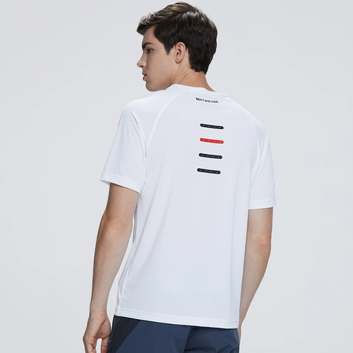 Septwolves, быстросохнущая дорожная спортивная летняя белая футболка с коротким рукавом, круглый воротник