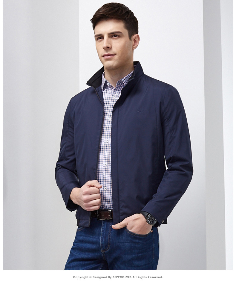 Blouson homme SEPTWOLVES    manches longues en Polyester - Ref 3118018 Image 21