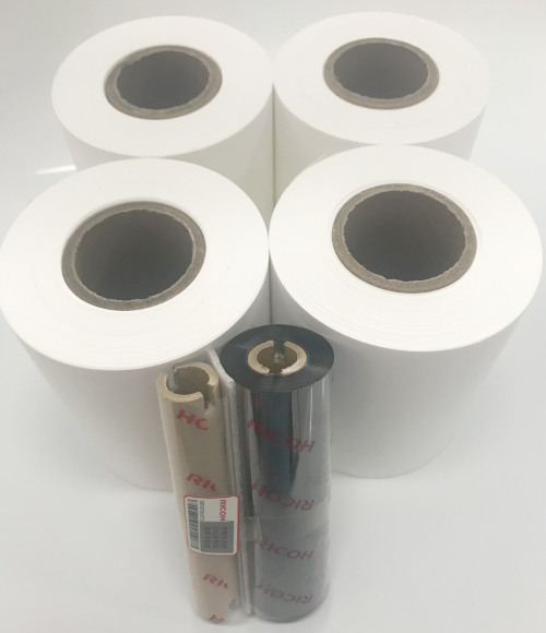 Laundry and dry cleaning shop color white thickened washed trademark with non-woven mark printing paper cloth 110mm * 25 meters