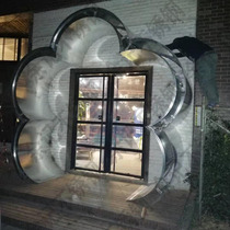 Stainless steel door sleeve edging curved arch shaped decorative strip arc-shaped ceiling rounded edge edge strip shape door frame