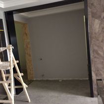 Nanjing stainless steel door cover skirting line wrap edge wrap black titanium U-slot door frame titanium decorative line