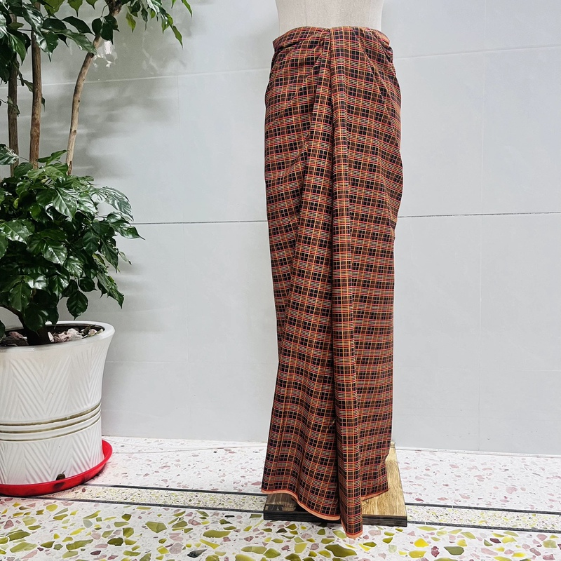 Longyi Skirt Yunnan Plaid Dai Ethnic Tube Skirt Sarong Southeast Asian Sarong Half Skirt Longyi Thai Burmese Clothing Longyi Skirt Yunnan Plaid Dai Ethnic Tube Skirt Sarong Southeast Asian Sarong Half Skirt Longyi Thai Burmese Clothing