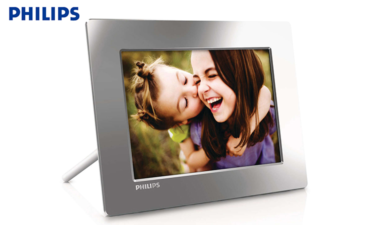 Philips SPF1528 khung ảnh kỹ thuật số siêu mỏng thời trang HD khung ảnh điện tử album 8 inch khung ảnh gốc xác thực