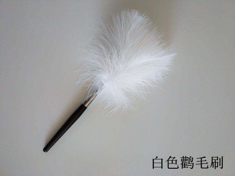 Large stork fingerprint brush Mara stork brush Special brush for criminal investigation White stork brush Multi-color optional