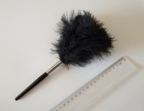 Large Size Stork Fur Fingerprint Brushed Marmalageranium Hair Brush Criminal Detective Special Brushed Black Stork Brush Multicolored Optional