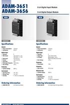 The expansion module of ADAM-3600-C2Gs research and development ADAM-3600-C2G is supported 8-way DI output ADAM-3656-AE