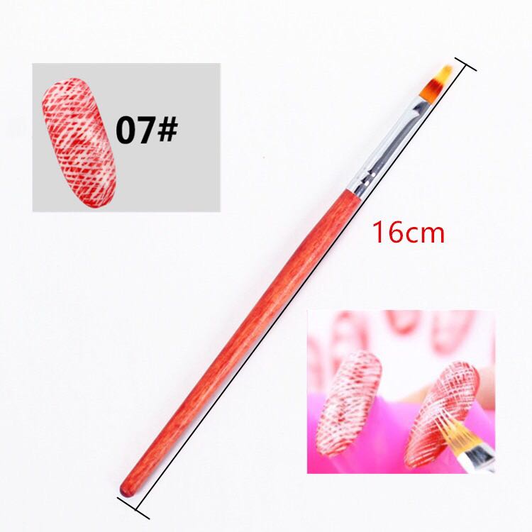 Nail Art Stroke Pen Painted Pen Bút trị liệu Bút Bút Pen Pen Pen Pen Pen Nail Set Set Complete - Công cụ Nail cọ vẽ móng tay