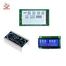 Source manufacturer customized LCD segment code screen LCM liquid crystal module LCD liquid crystal screen cut screen LED backlight source VA color screen
