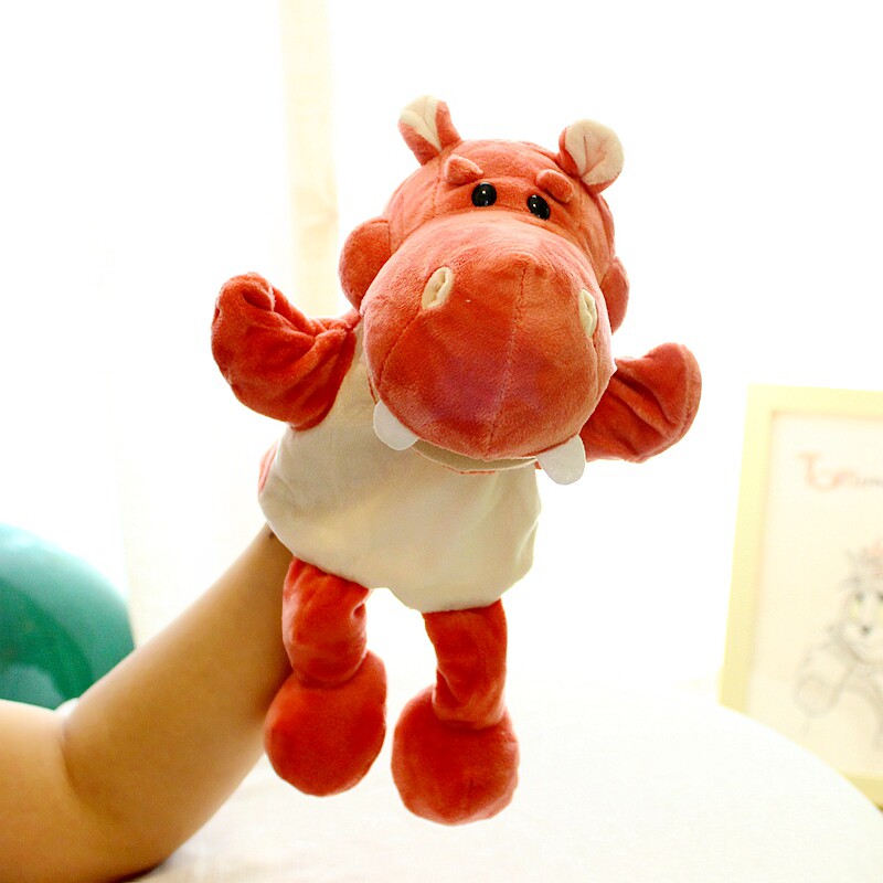 River Mafia Puppet Animals Gloves Wool Suede Toy Dolls Dolls Dolls Early Nursery Performance Children Storytelling