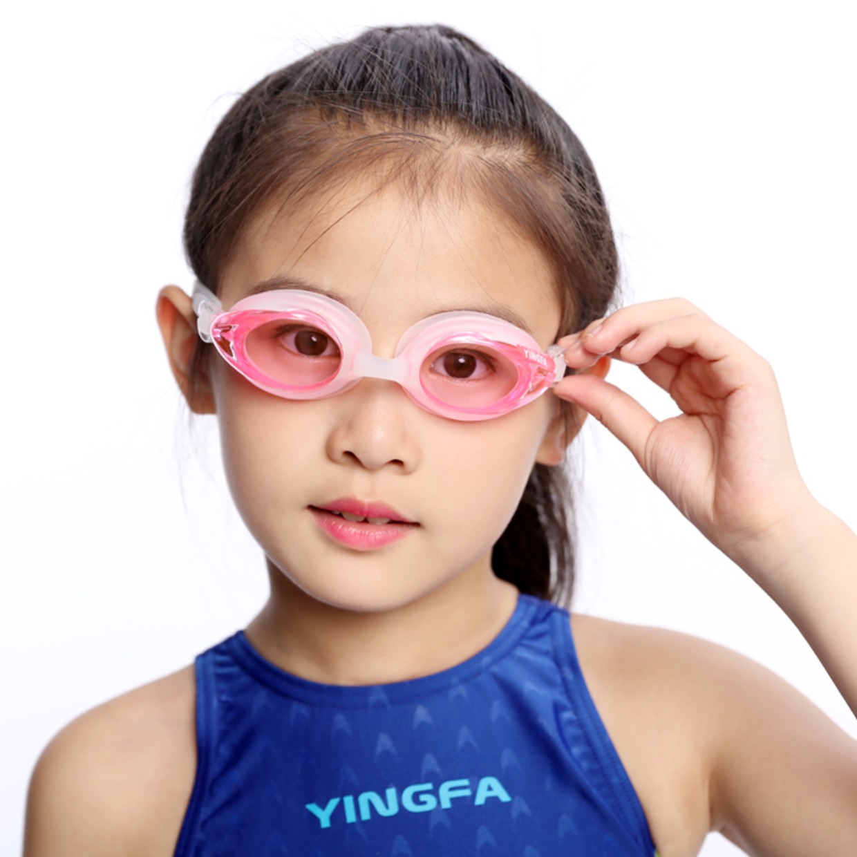 Kính mắt tóc thật của Anh chuyên nghiệp trẻ em kính bơi nam và nữ thanh niên không thấm nước chống sương mù kính bơi HD kính bơi view v500s