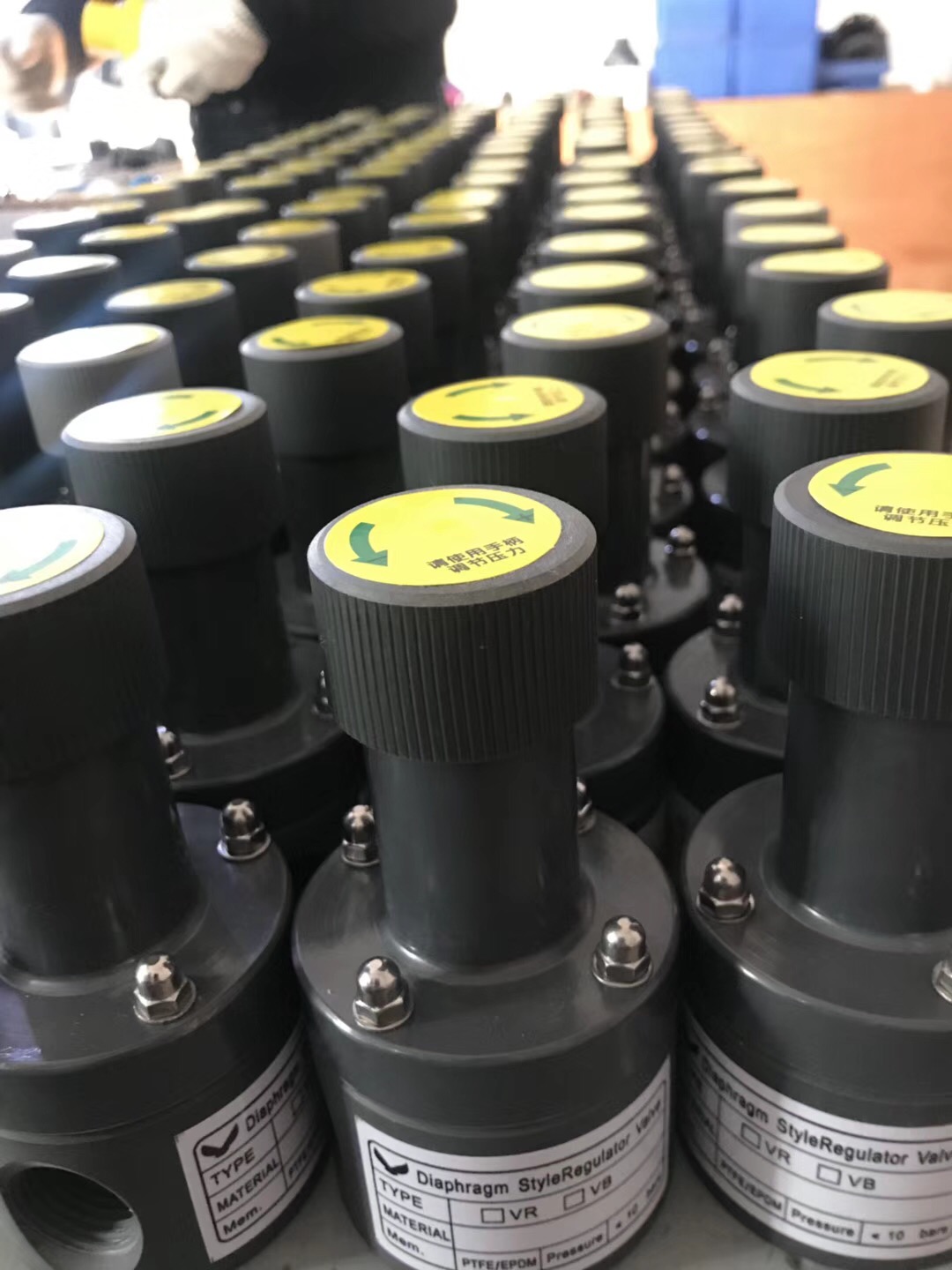 PVC back pressure valve plastic safety valve manufacturer direct sales