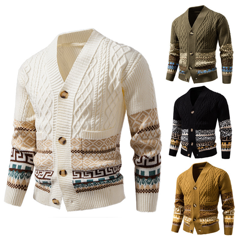 Cross-Border Foreign Trade 2026 New Style Cardigan Sweater Knitwear Warm Sweater Amazon Aliexpress