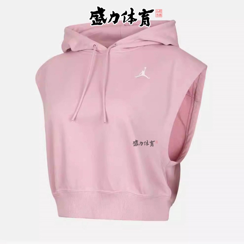 Nike Women's Sleeveless Hooded Sweatshirt Pullover New Loose Knitted Vest If1190-676 Nike Women's Sleeveless Hooded Sweatshirt Pullover New Loose Knitted Vest If1190-676